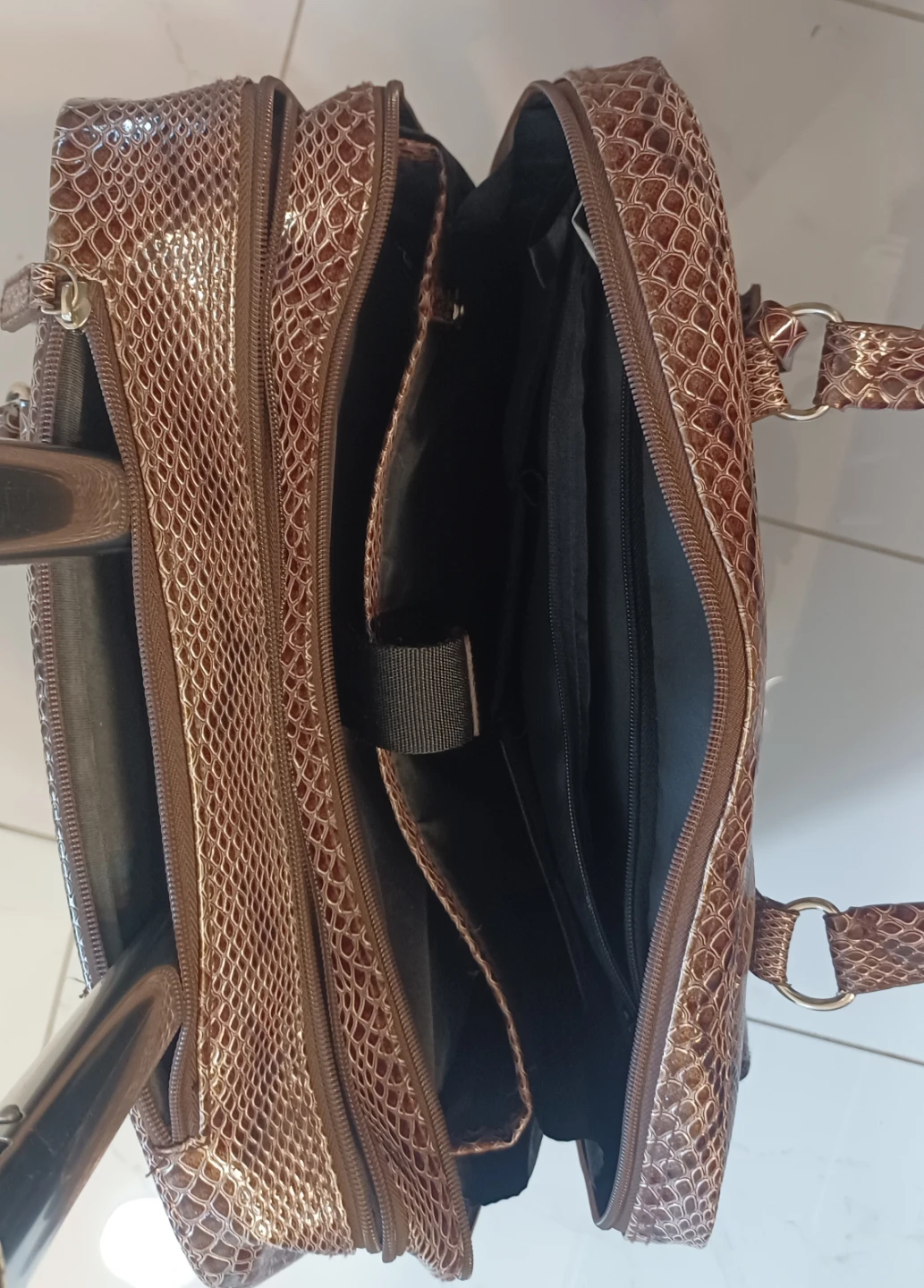 Foxy brand Snakeskin Carry-On Bag *like new* - photo 3