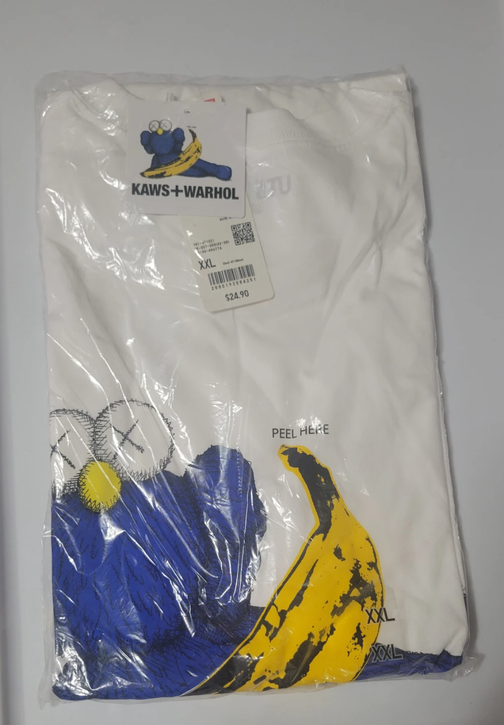 KAWS+WARHOL Graphic T-Shirt XXL
