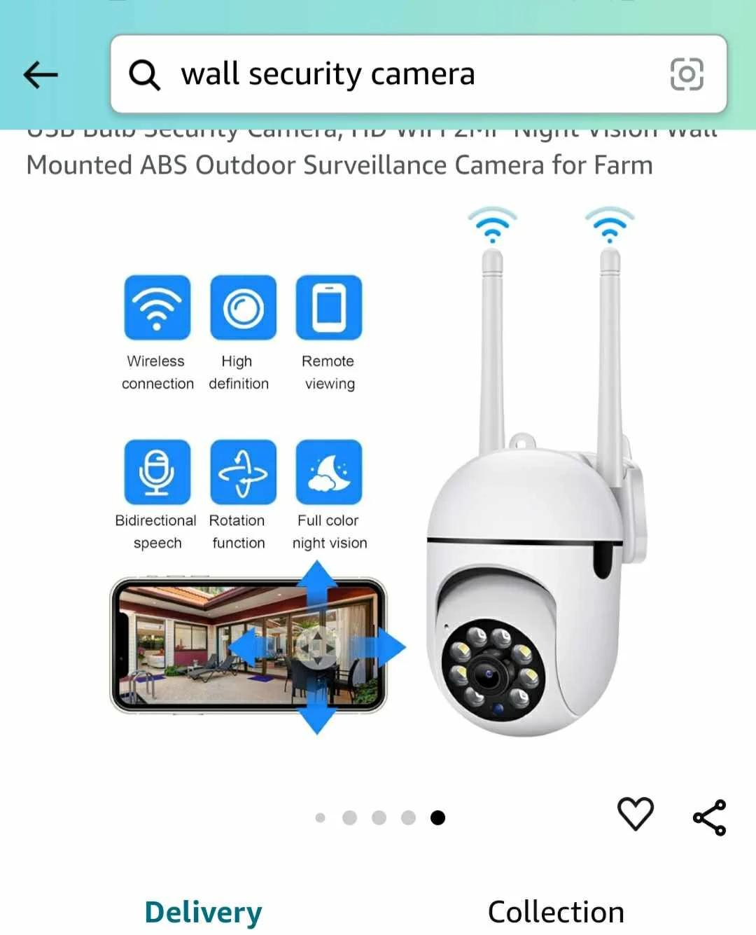 1080 HD Security camera - brand new - no subscription required