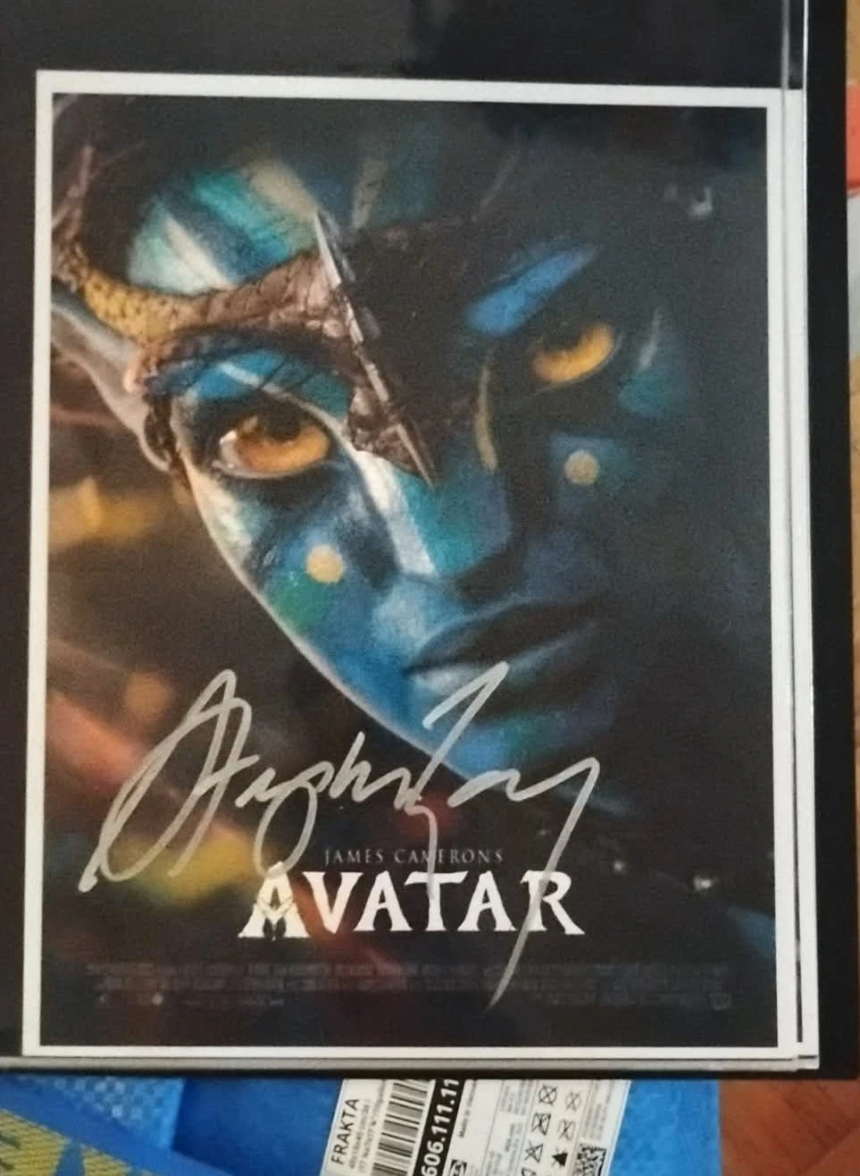 Steven Lang Signed Avatar Movie Poster 8.5x11