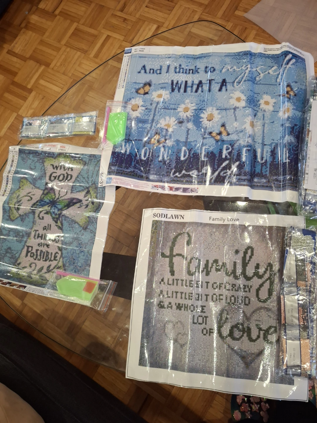 3 Diamond Painting Kits