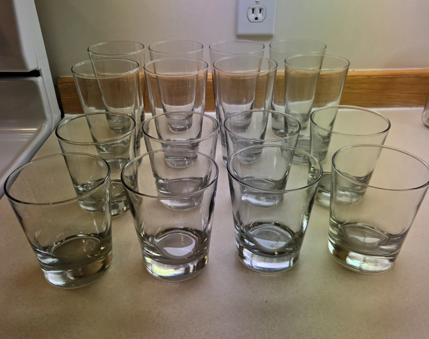 Vintage Anchor Hocking Heavy-Base Barware Set