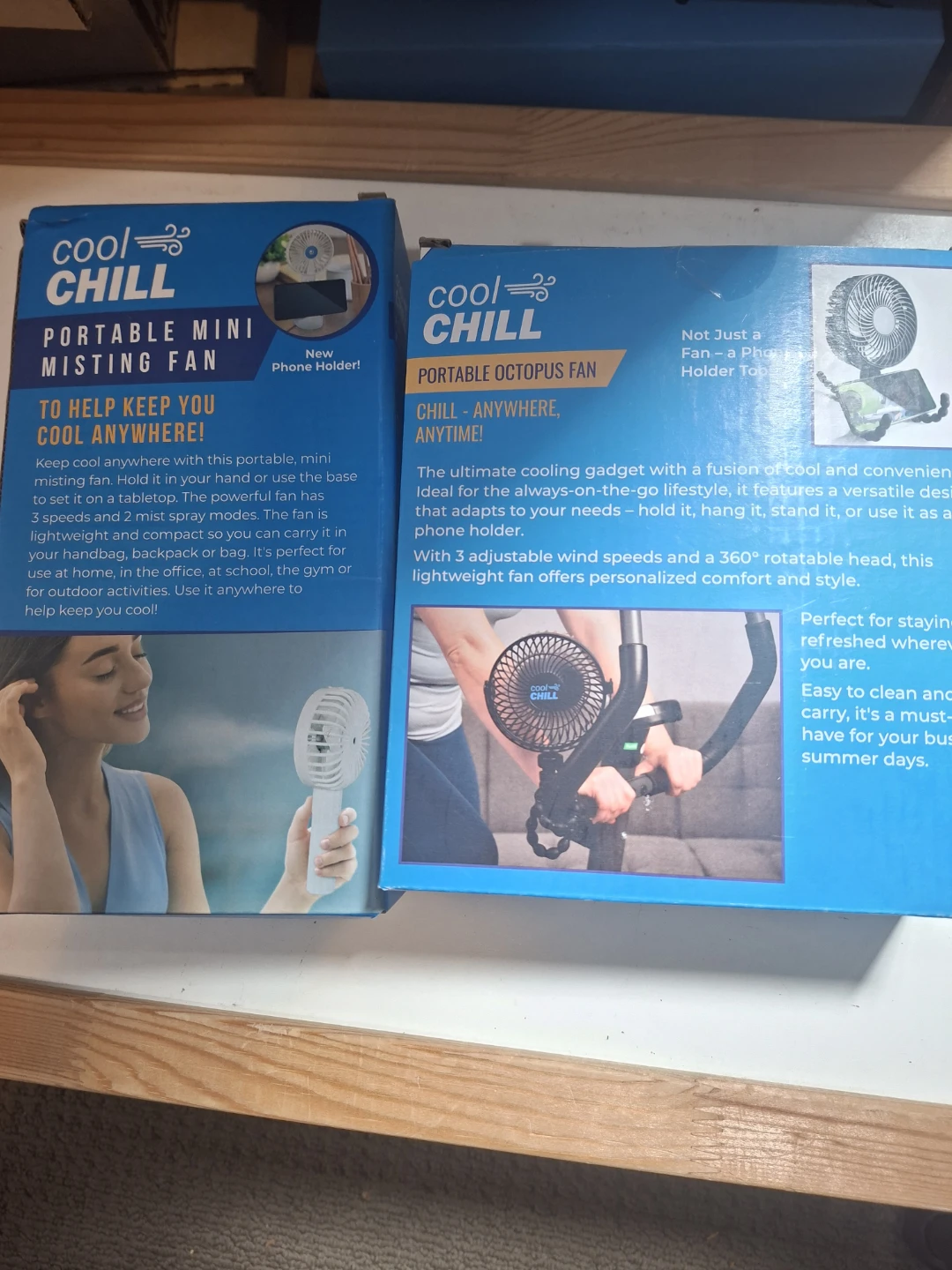 Cool & Chill Portable Octopus Fan & Misting fan - photo 2