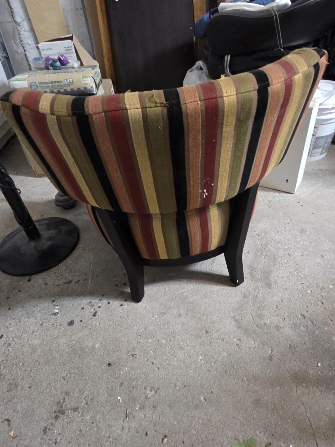 Striped Accent Chair - photo 2