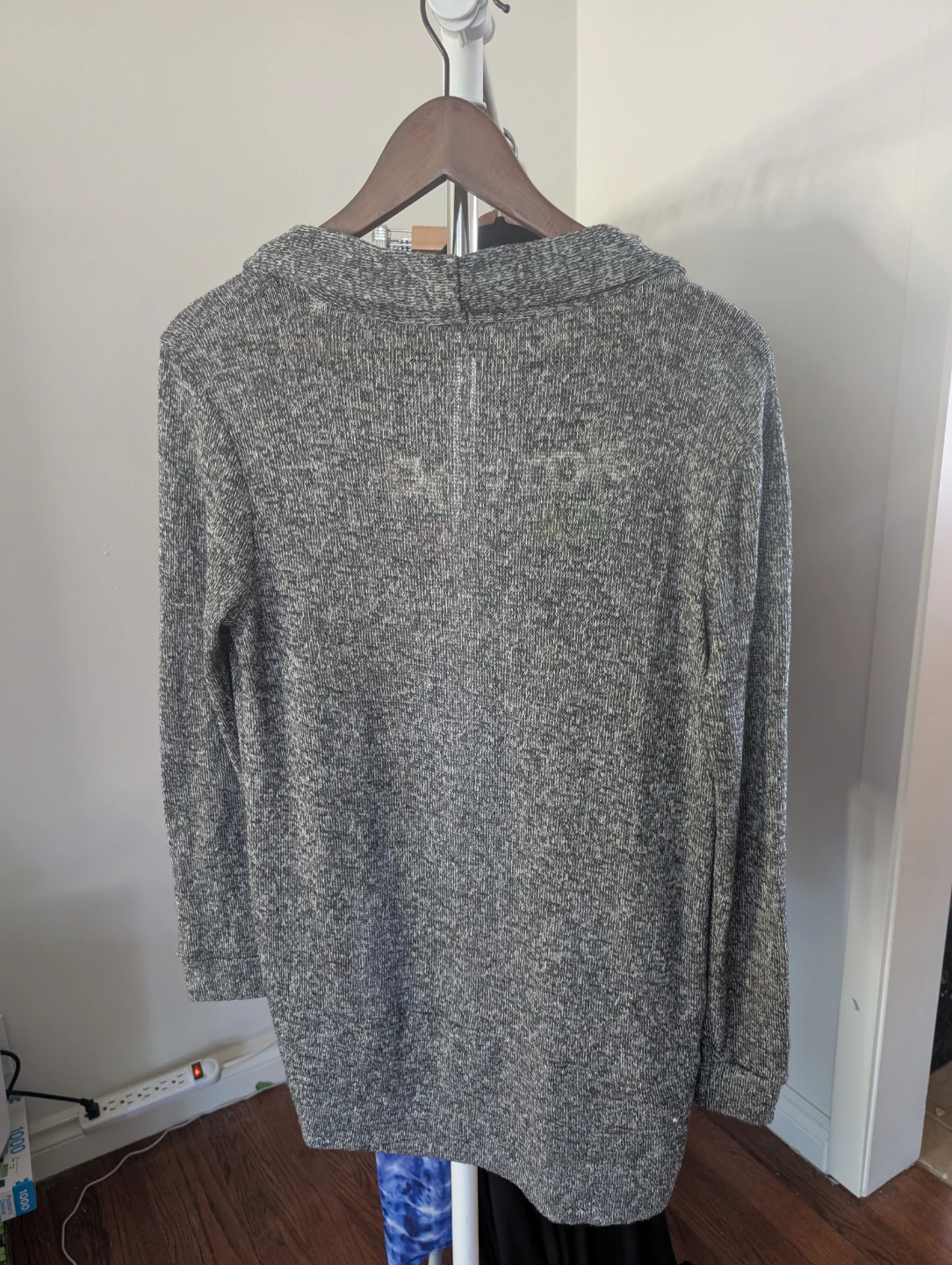 Women's Grey Cardigan Sweater - photo 3