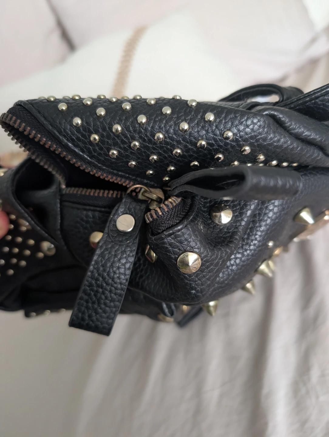 Black Studded Mini Backpack - photo 3