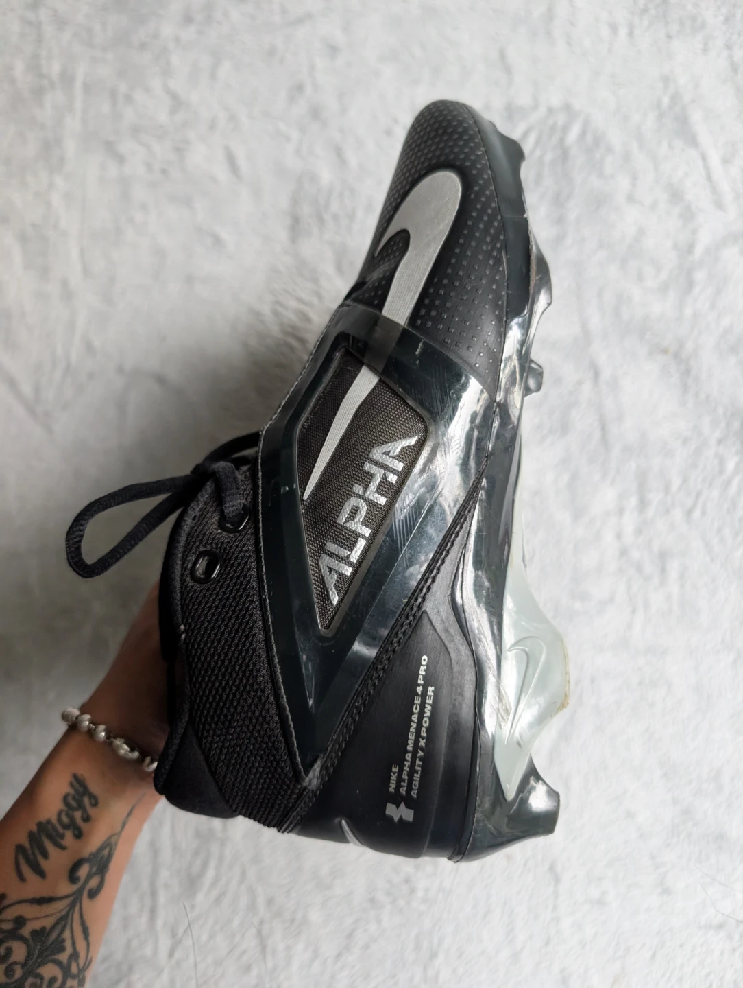 Nike Alpha Menace 4 Pro Football Cleats - photo 5