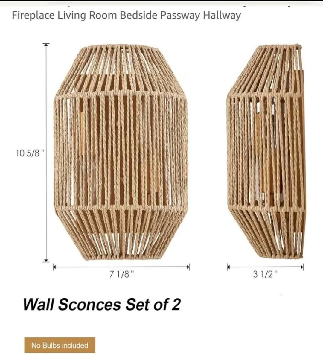 Set of 2 Wall Sconces - photo 2