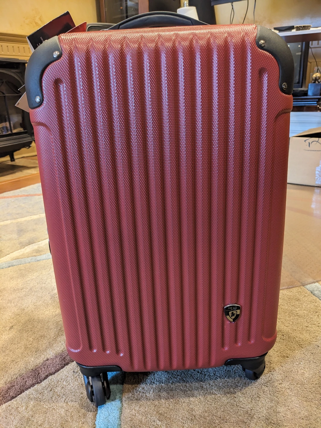 ⚽ Brand New Heys Red Carry-On Luggage