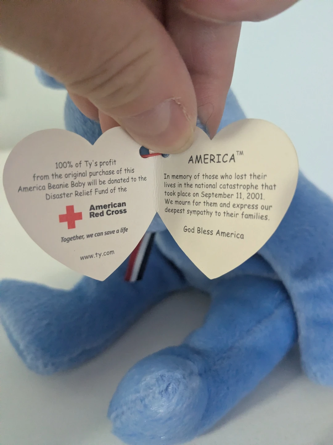 Ty Beanie Babies "America" Bear - photo 3
