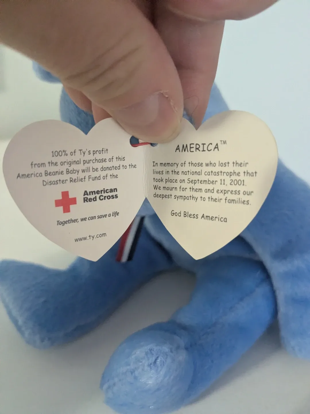 Ty Beanie Babies "America" Bear - photo 3