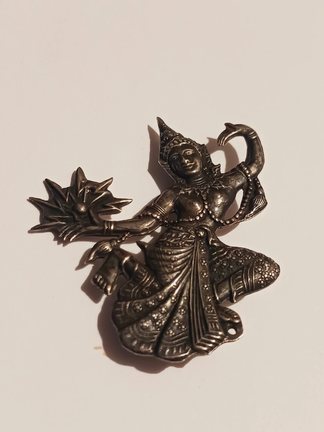 Sterling Silver 925 Thai Dancer Brooch