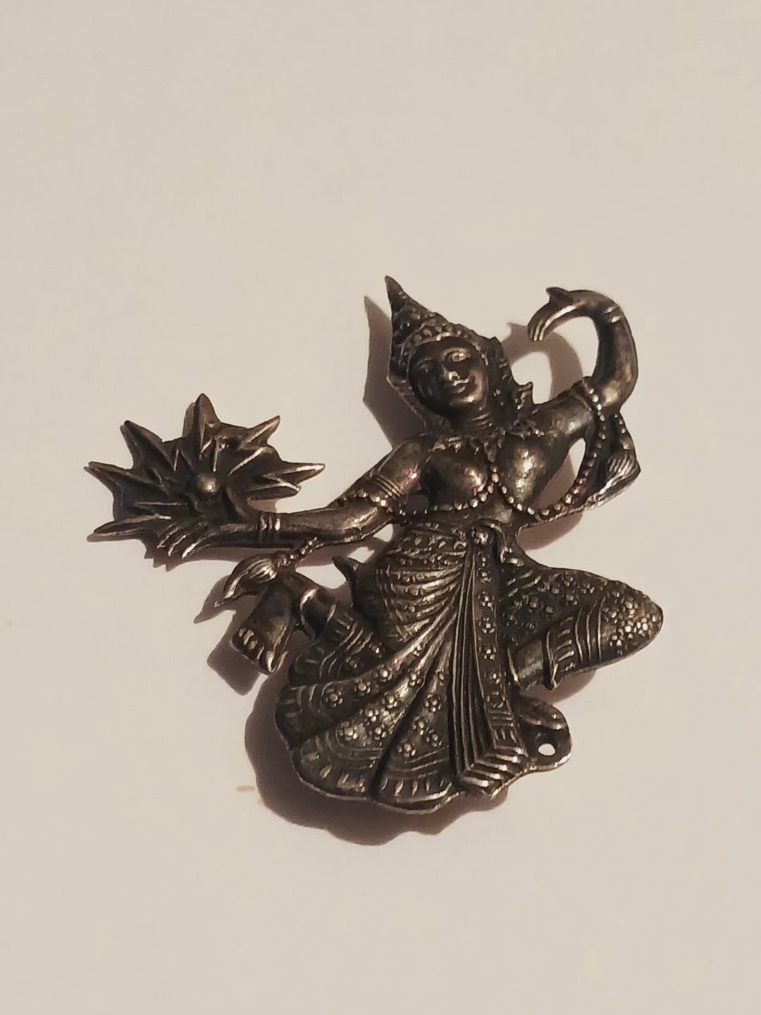 Sterling Silver 925 Thai Dancer Brooch - photo 3