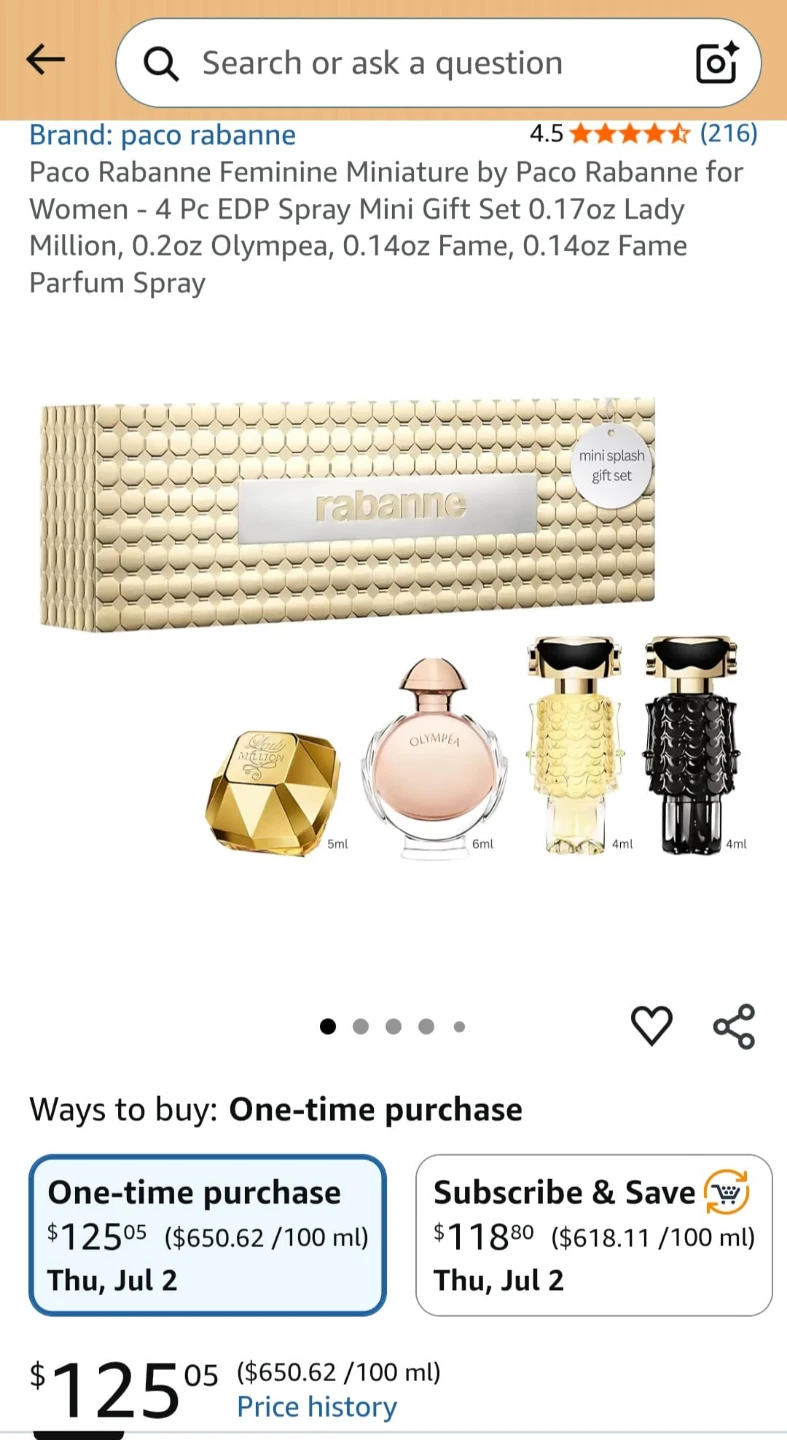 Paco Rabanne Miniature Perfume Gift Set - photo 3