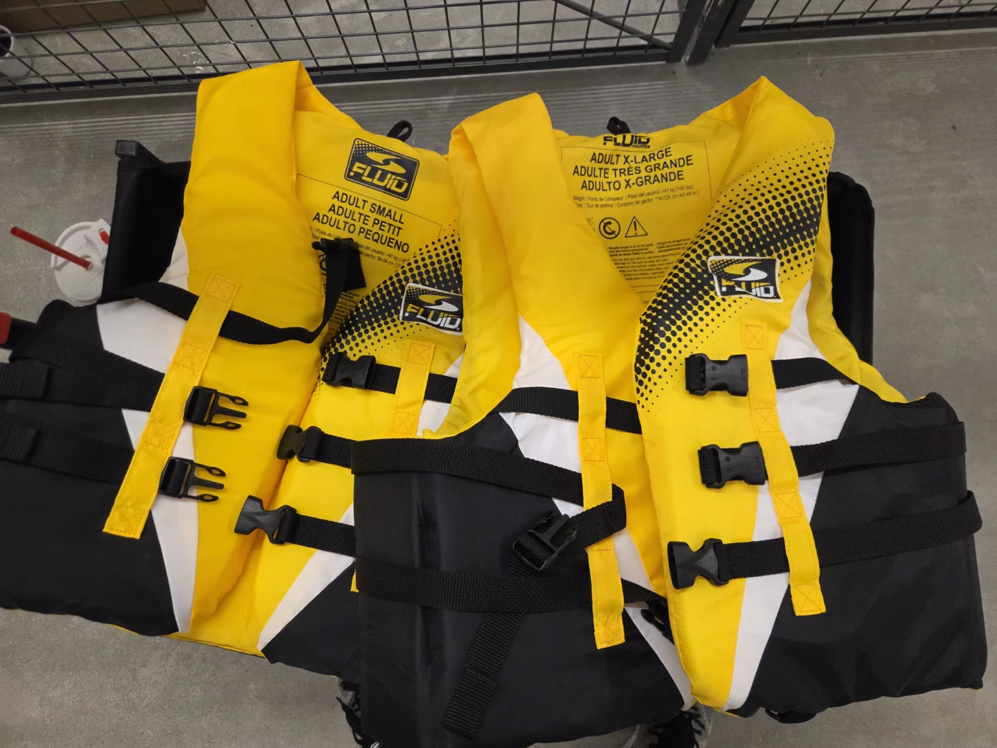 Adult Life Jackets (Small & X-Large)