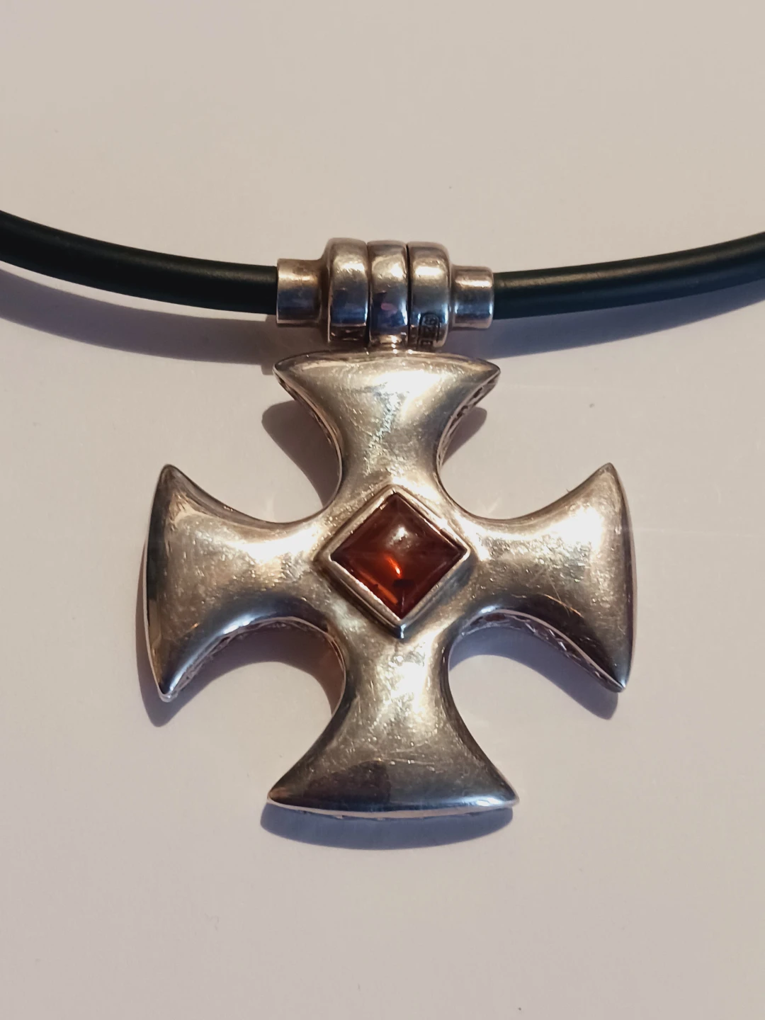 JOSEPH ESPOSITO ESPO 925 Signed Sterling Silver Maltese Cross