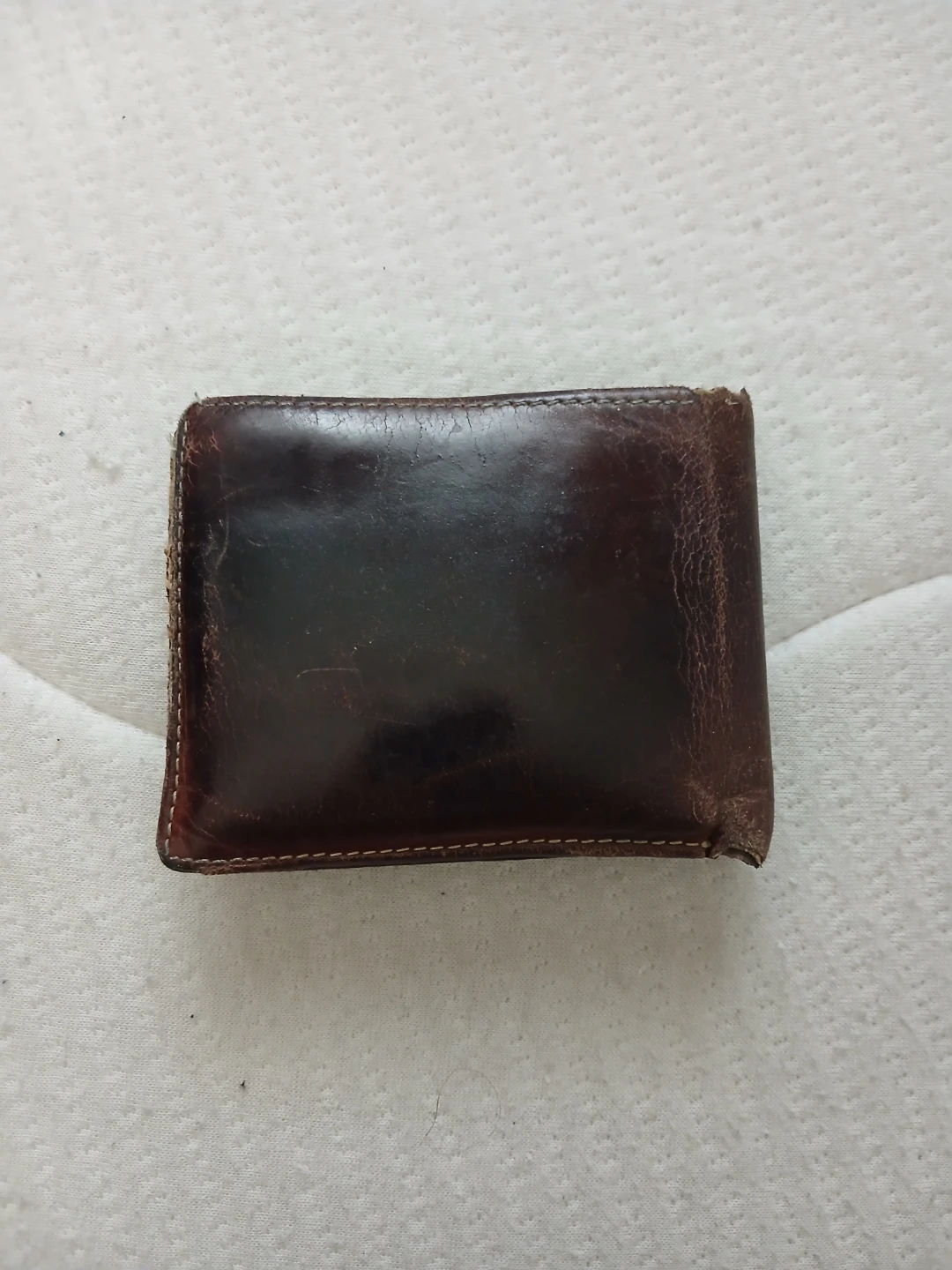 Brown Leather Bifold Wallet - photo 5