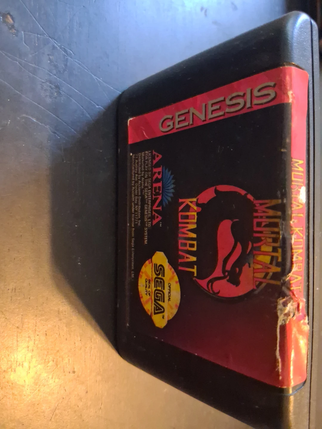 Mortal Kombat Sega Genesis Cartridge - photo 4