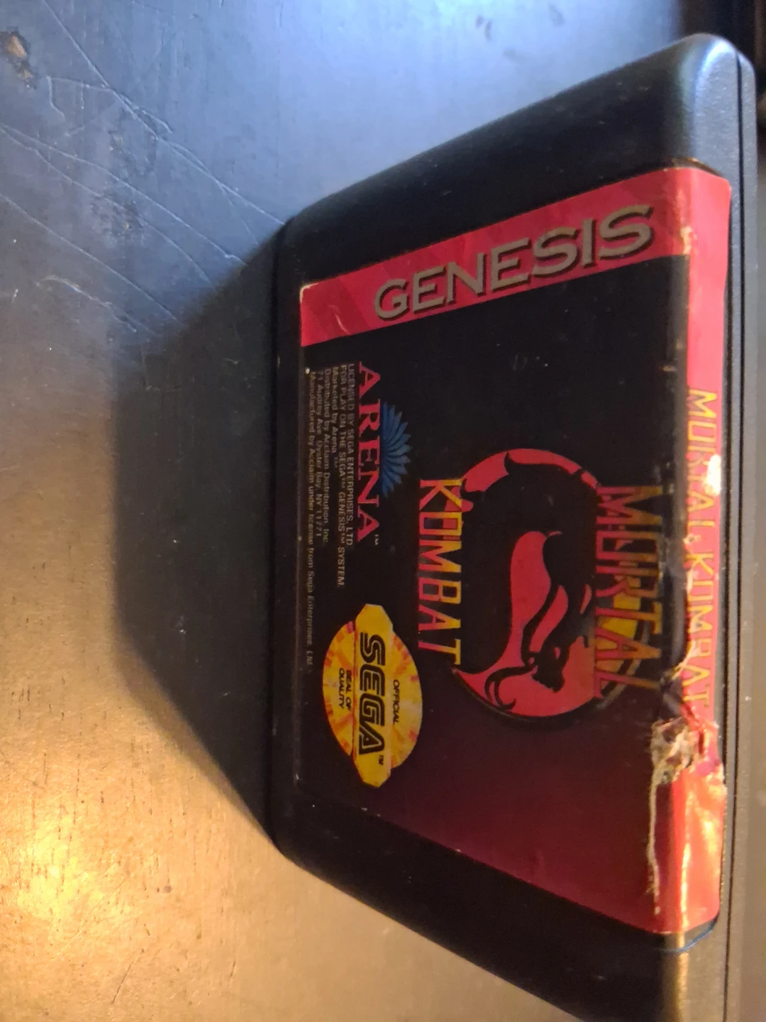 Mortal Kombat Sega Genesis Cartridge - photo 5