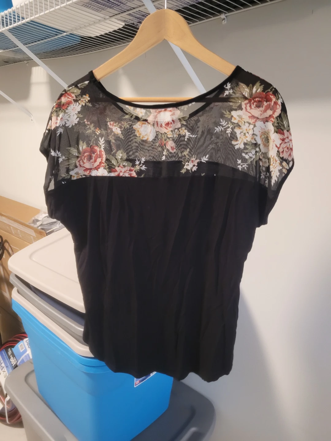 Claudia Richard Floral Mesh Top - photo 3