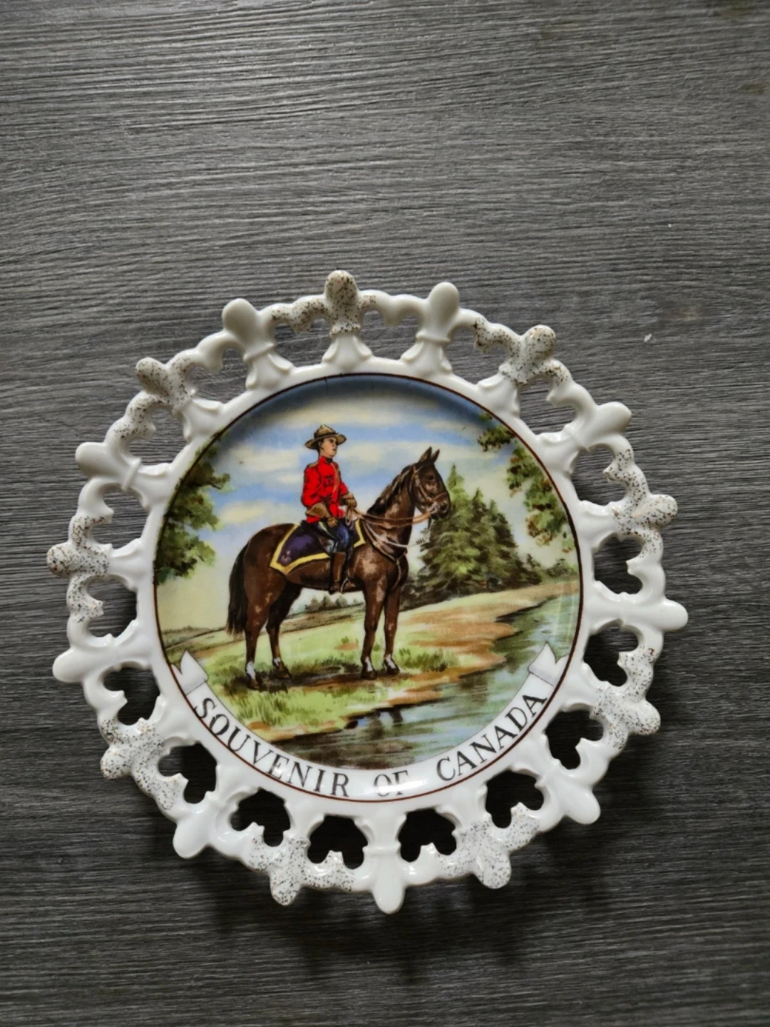 Vintage Souvenir of Canada R.C.M.P. Plate