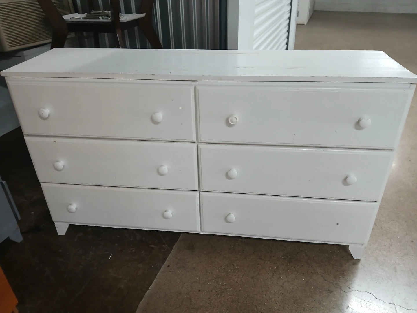 White dresser must go today 40 dollars
