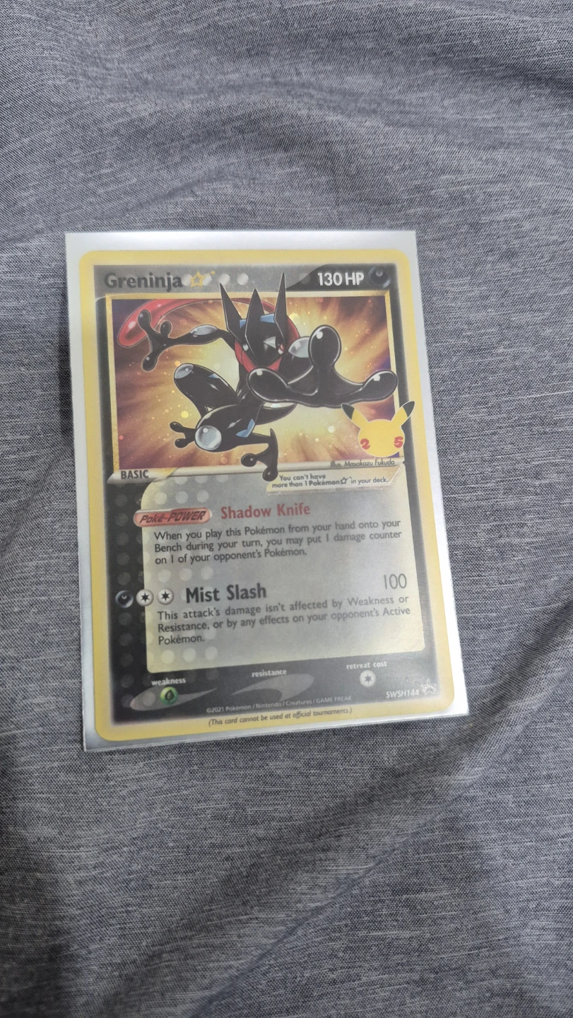 Pokemon Greninja Trading Card