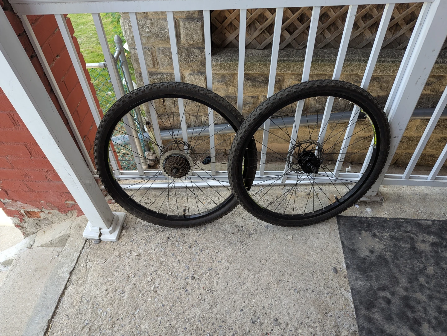 26" Mountain Bike Wheelset with Tires & Disc Rotors - photo 5