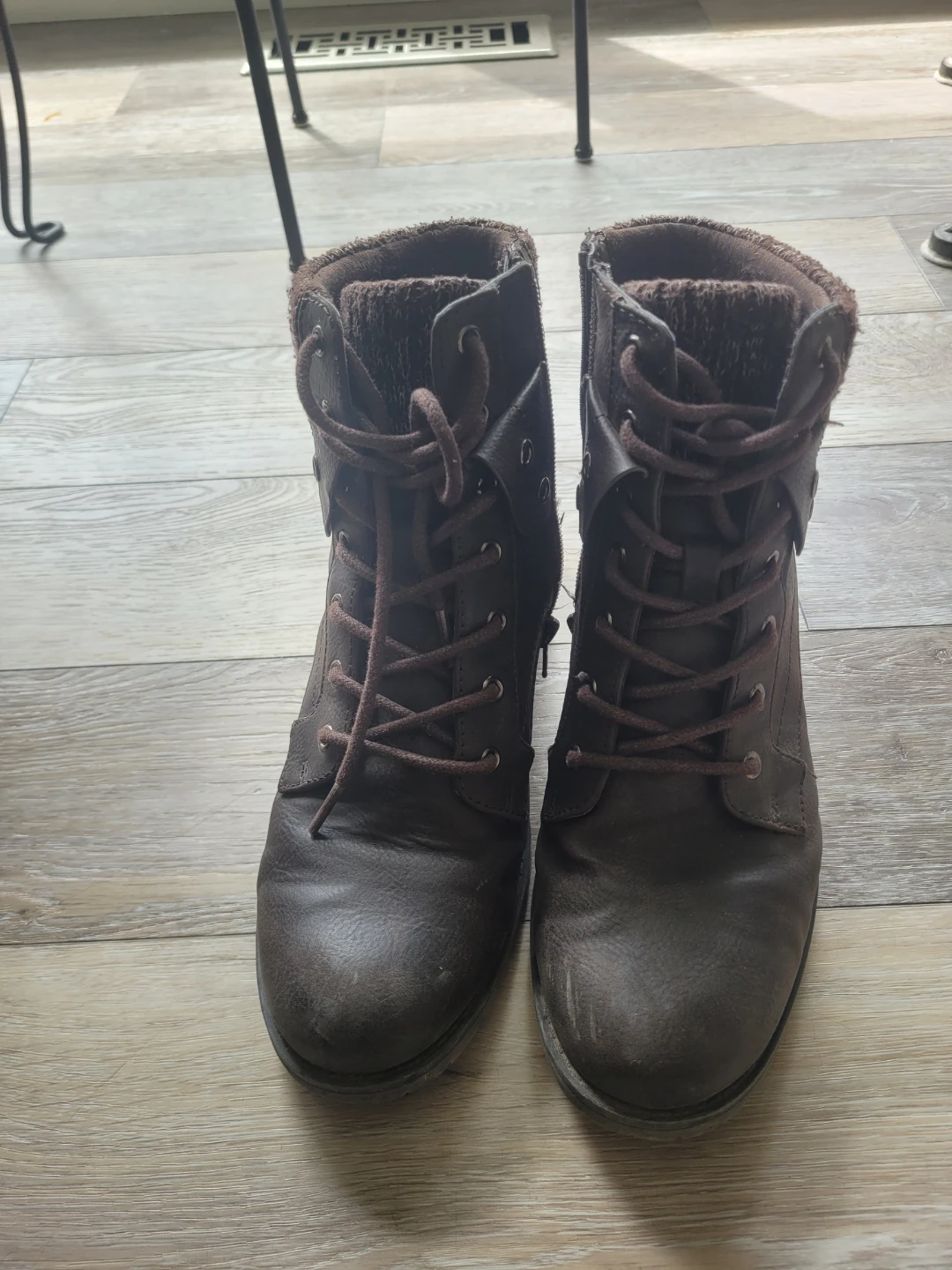 Denver Hayes Zip-Up Combat Boots