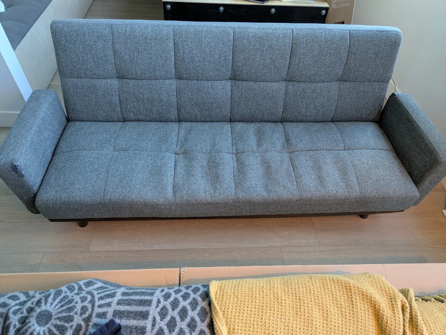 Grey Futon/Sofa Bed