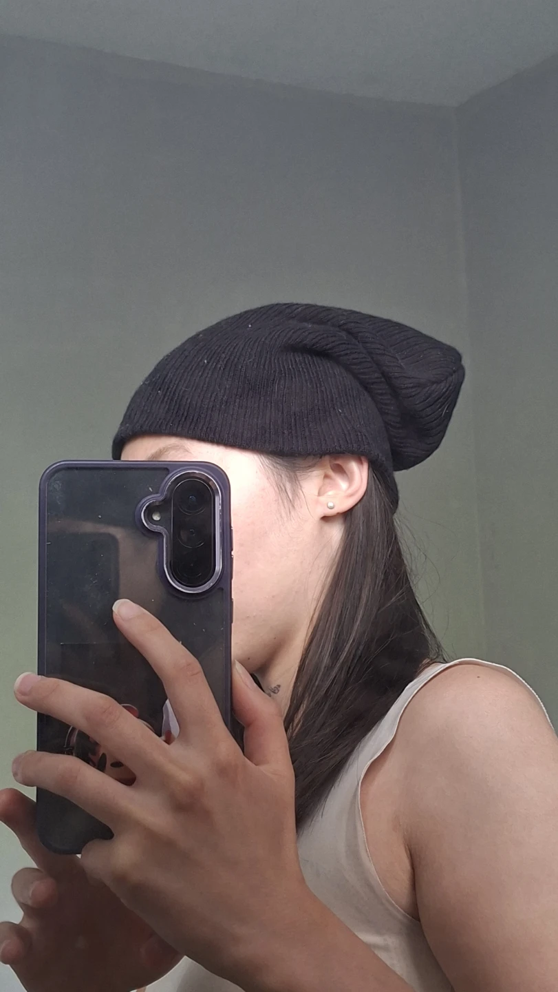 Black Ribbed Beanie - photo 4