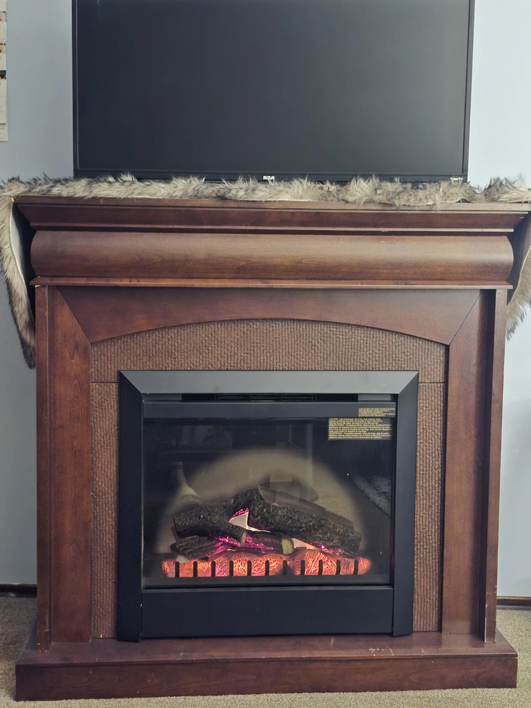 Electric Fireplace Mantel