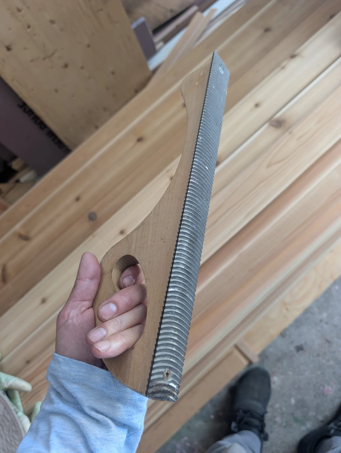 File tool with wood handle - photo 2