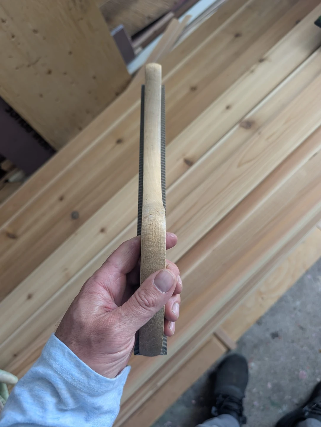 File tool with wood handle - photo 5