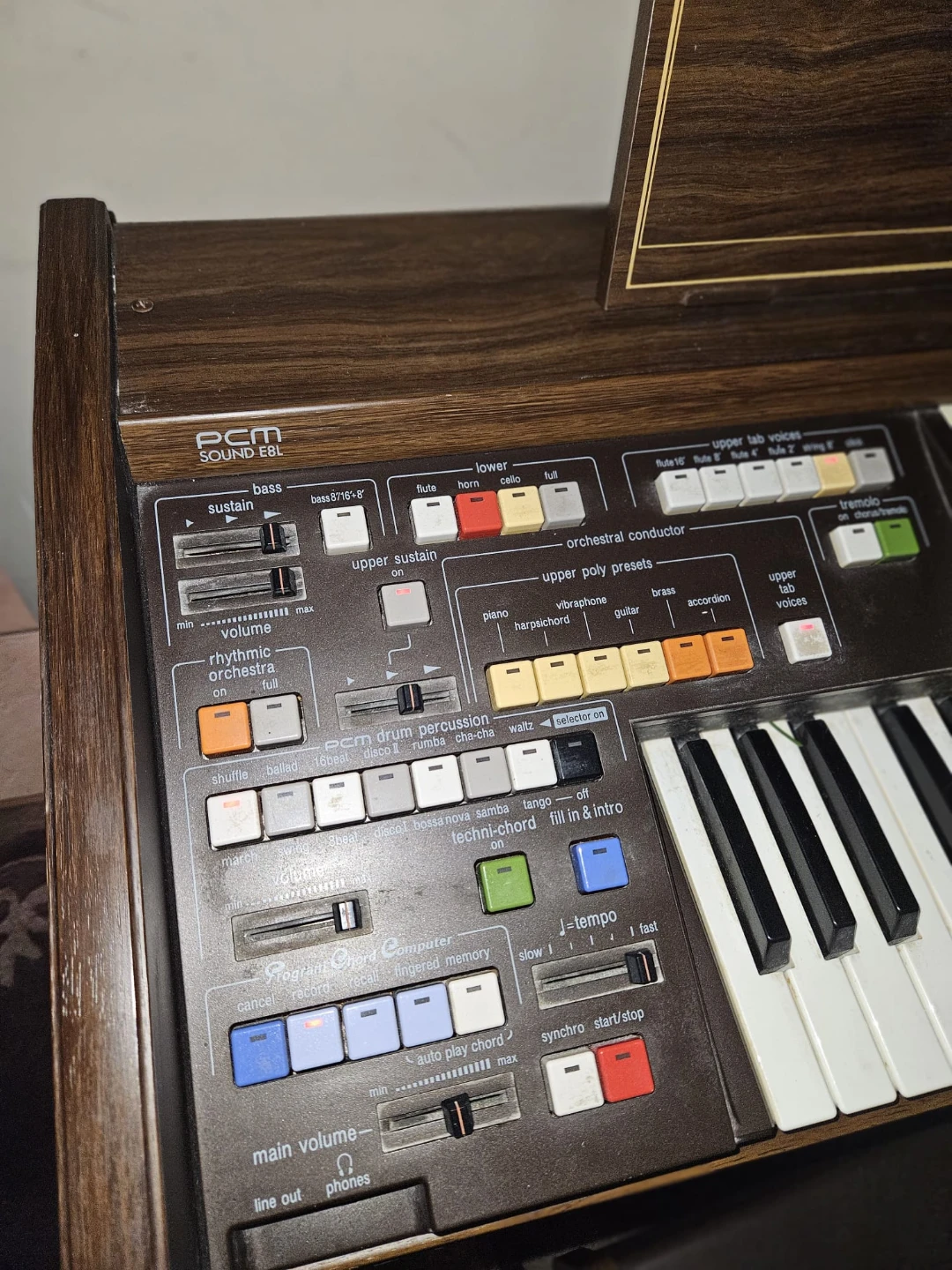 Technics PCM Sound E8L Electronic Keyboard