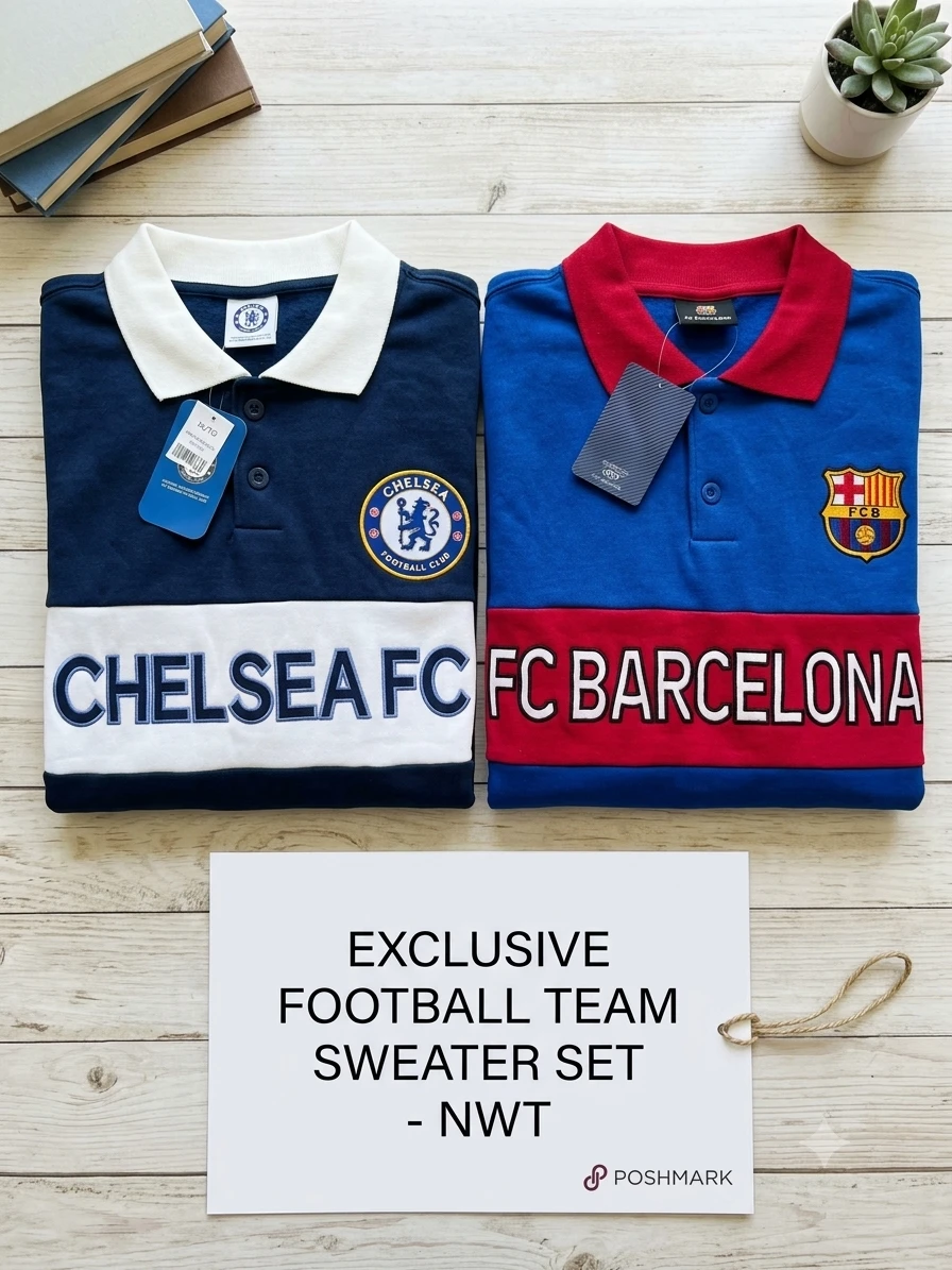 New Football Sweaters.  Chelsea or Barcelona