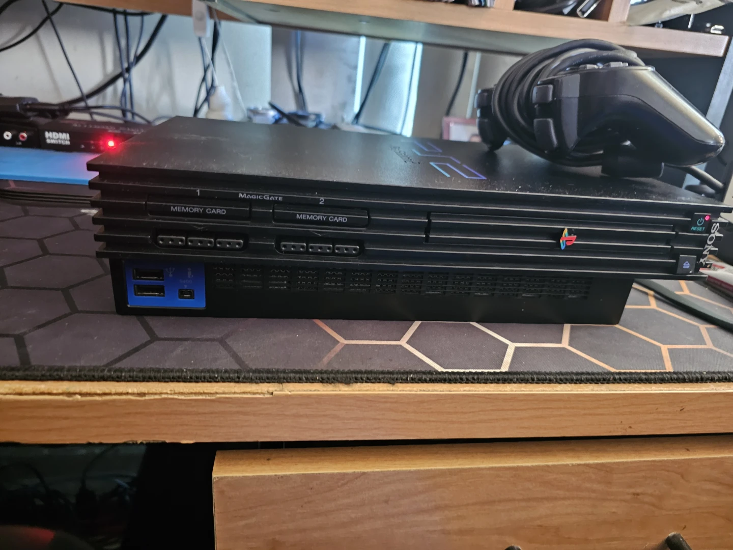 Ps2 fat no hard drive just controller with 6 games - photo 3
