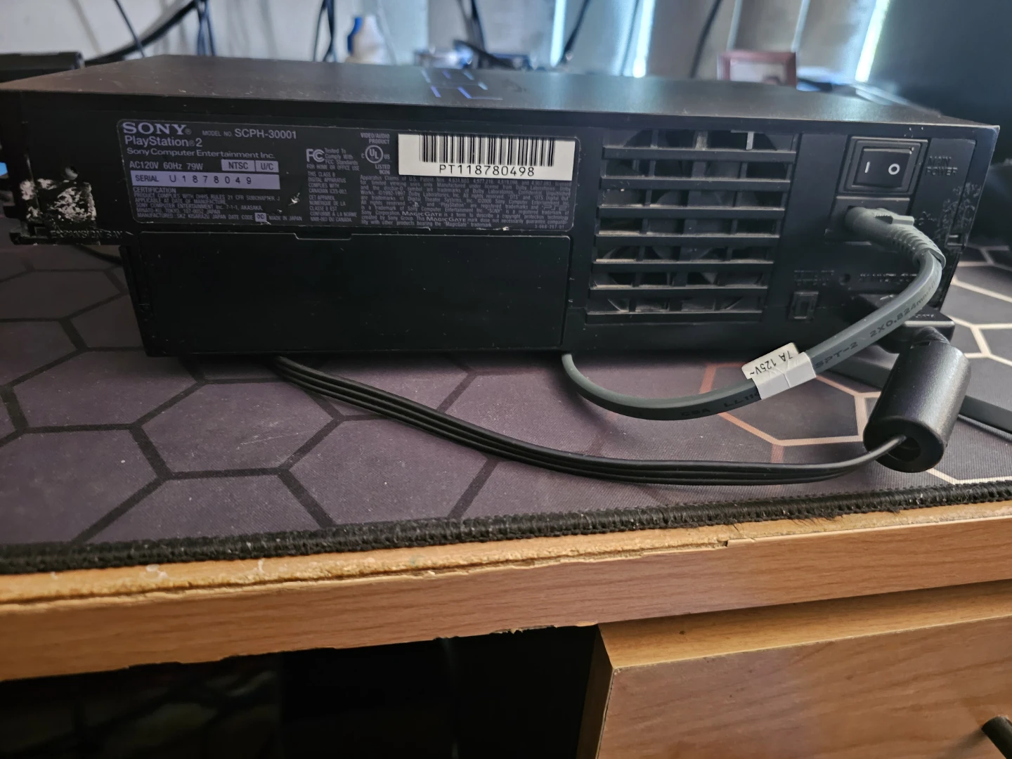 Ps2 fat no hard drive just controller with 6 games - photo 4