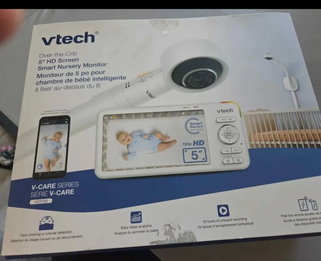 VTech V-Care Series VC2105 Over-the-Crib Smart Nursery Monitor