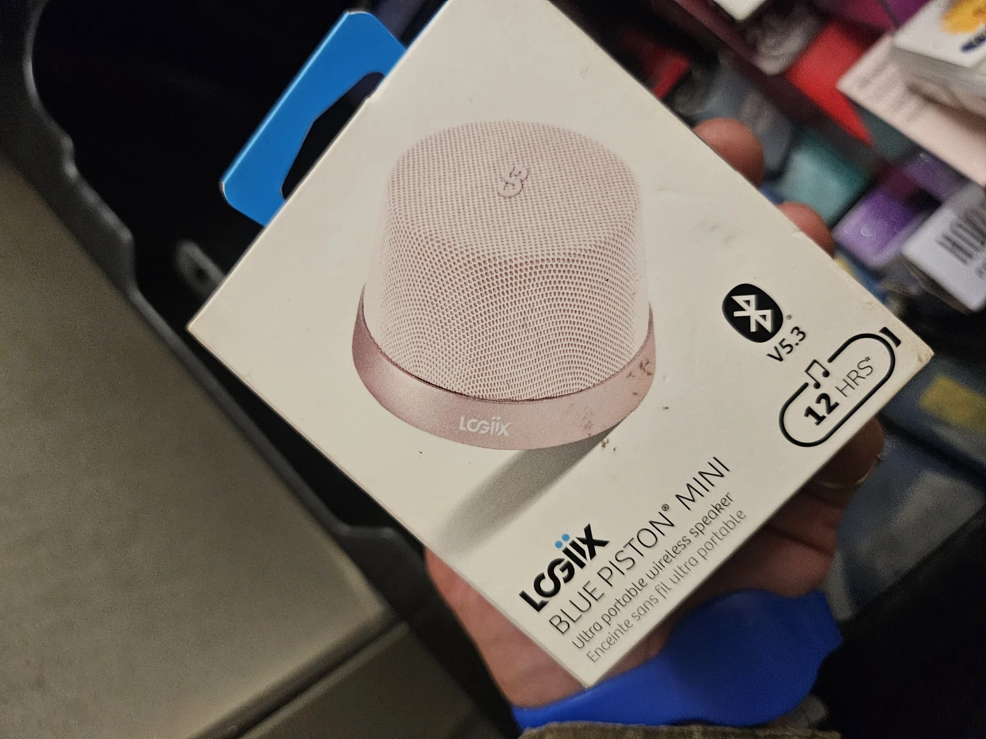 Logiix Blue Piston Mini Ultra Portable Wireless Speaker