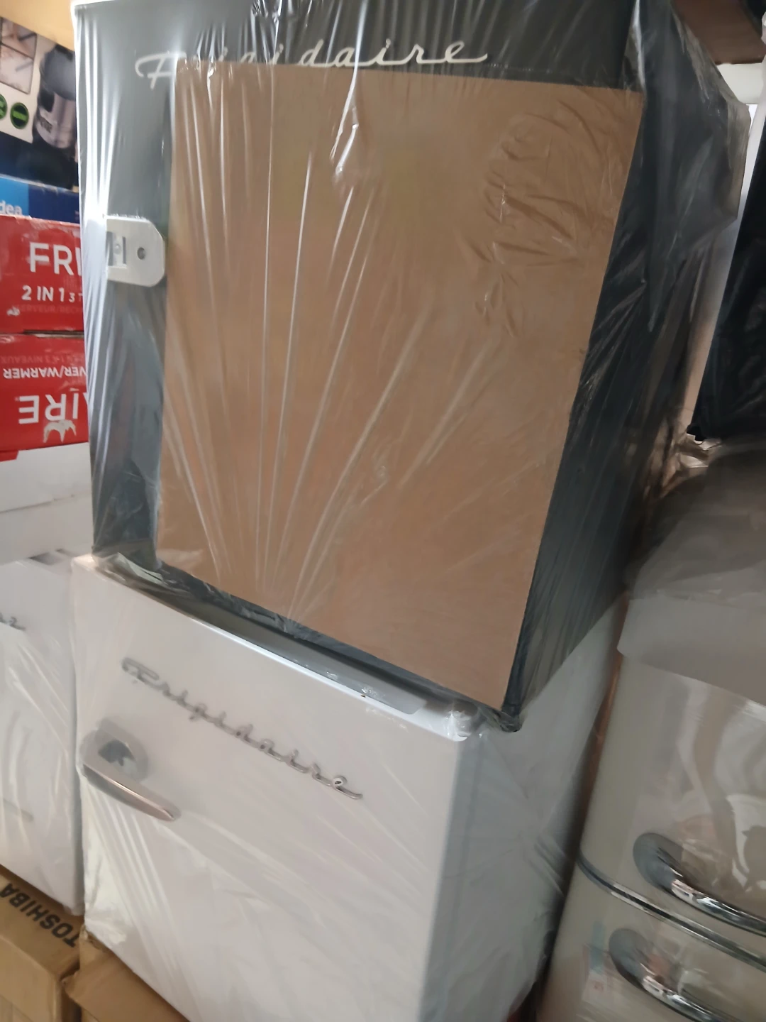 Frigidaire Retro Compact Fridge with Chiller, Countertop