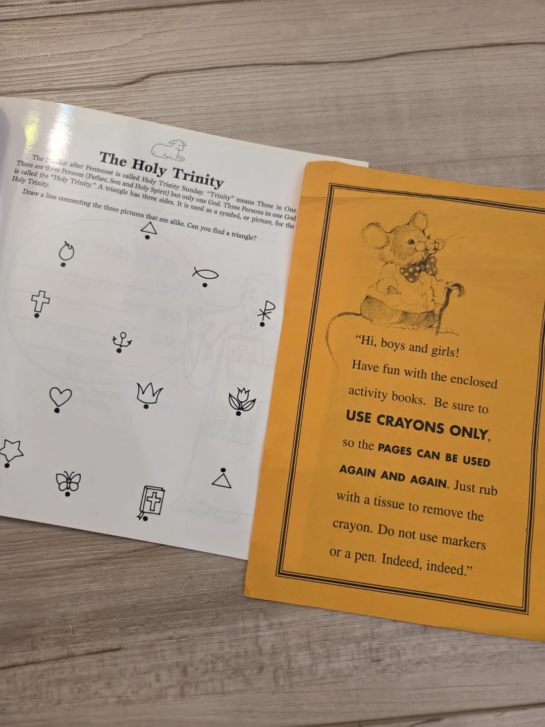 Mouse Prints Journey Through the Church Activity Books & Tapes - photo 5