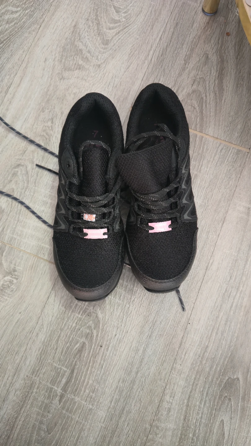 Black "ARIA2" safty Shoes - Size 7