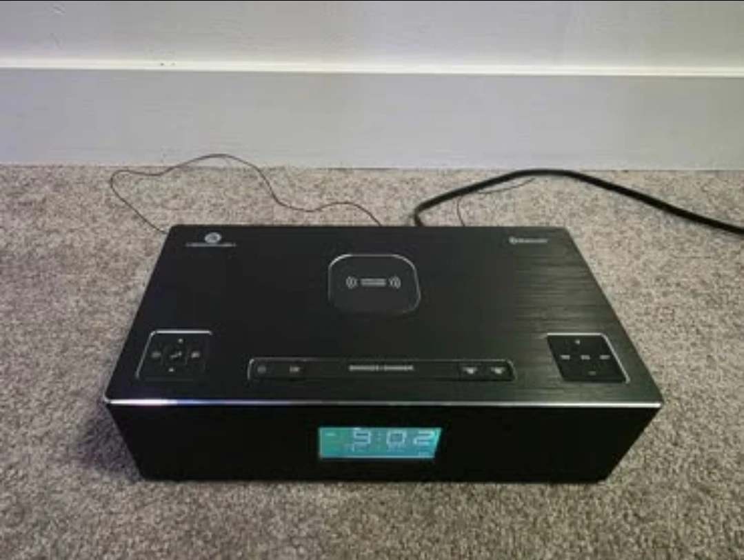 Headrush Wireless Charging Bluetooth Speaker Clock Radio - photo 5