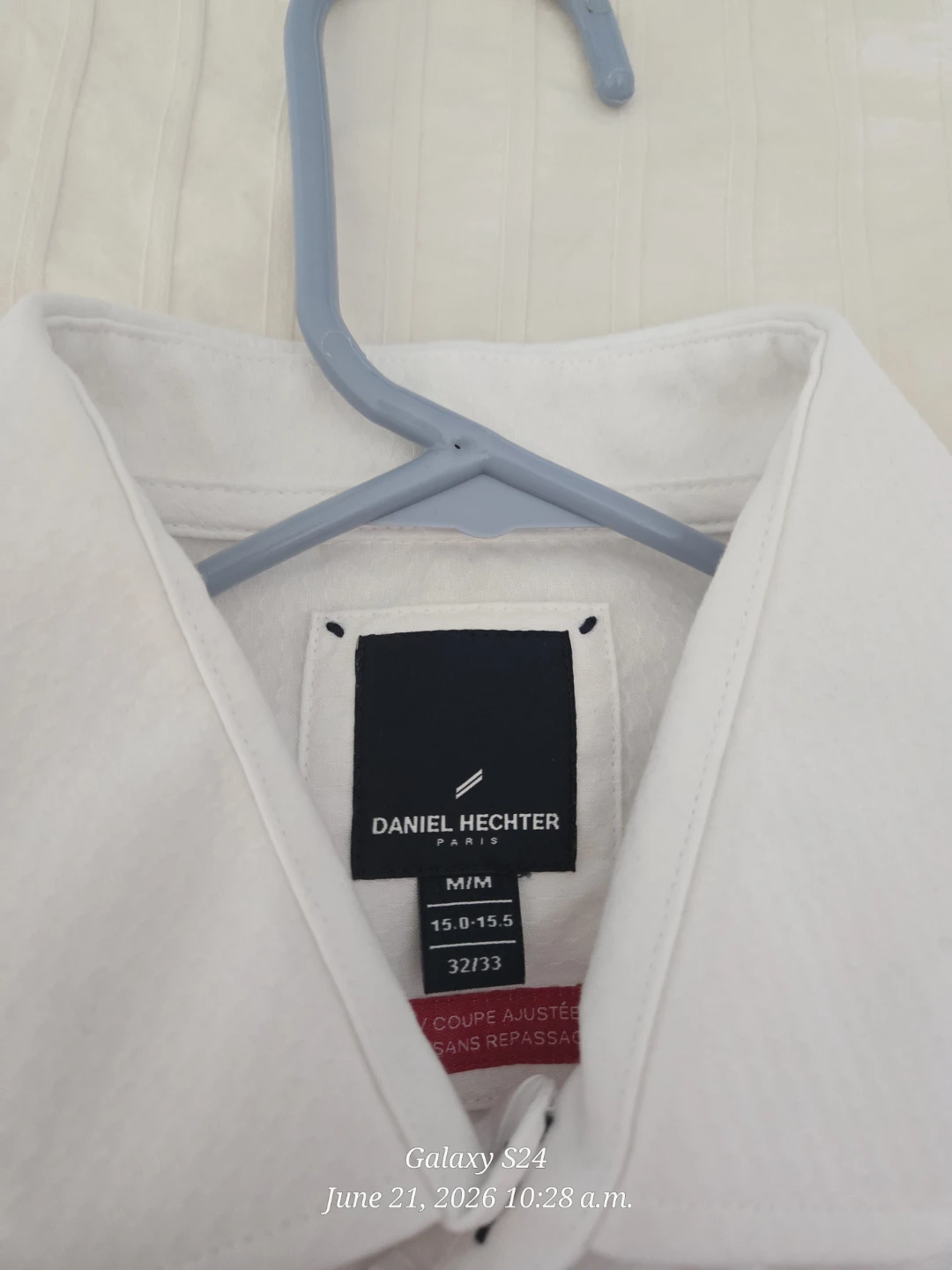 Daniel Hechter Paris White Dress Shirt M/M
