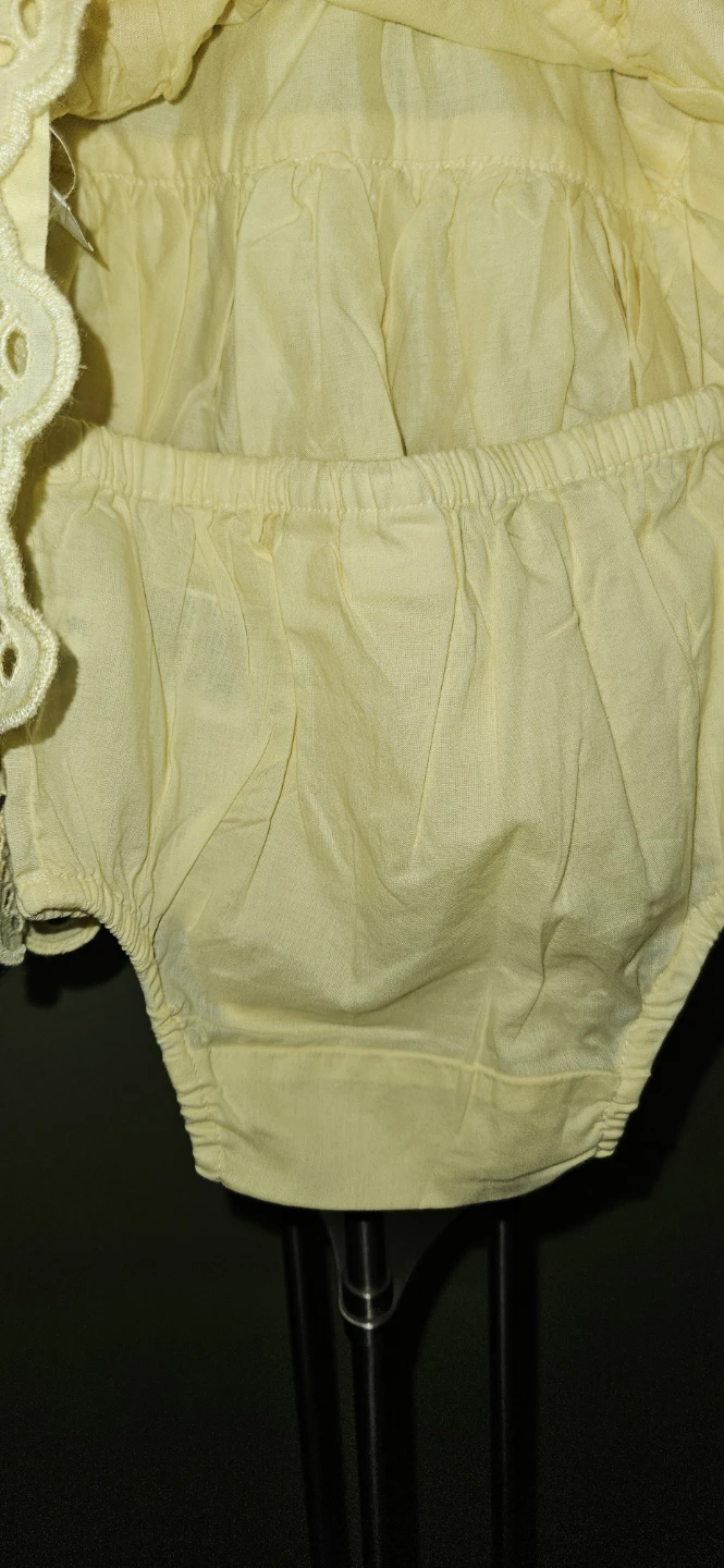 Baby Girl Yellow Dress & Bloomer Set - Gap - photo 4