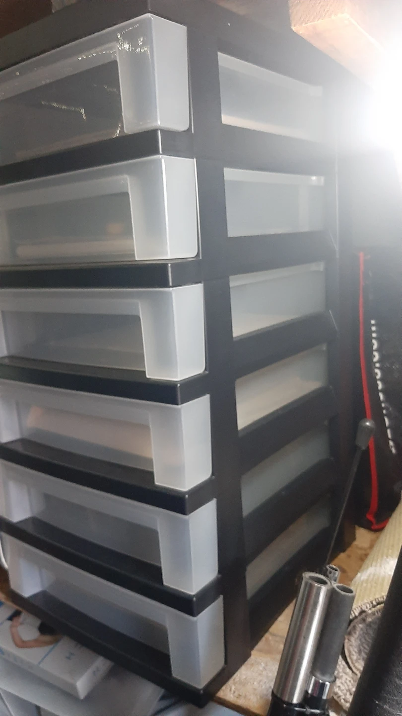 Black 5-Drawer Organizer Unit - photo 2