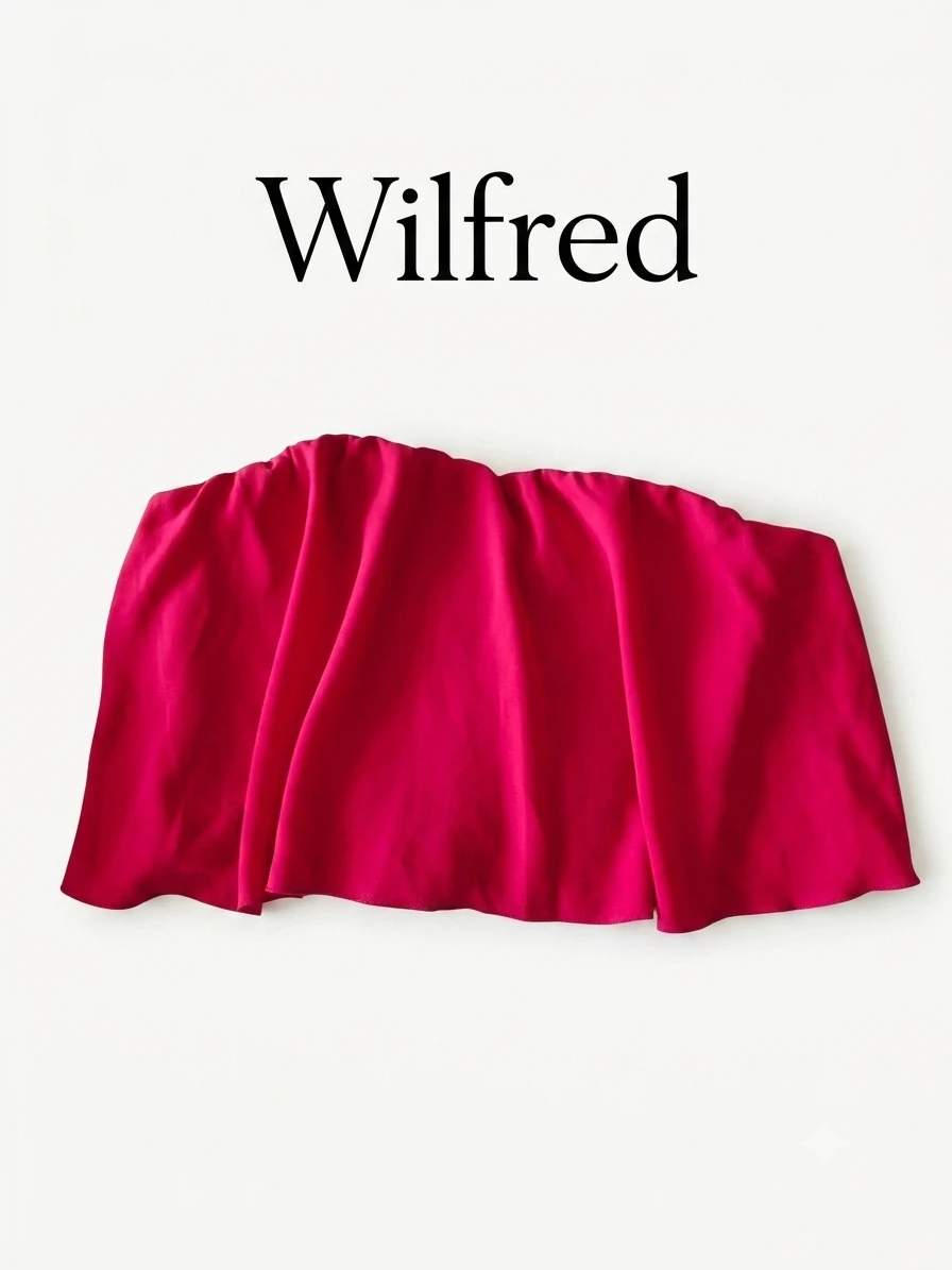 Wilfred Magenta Smocked Tube Top