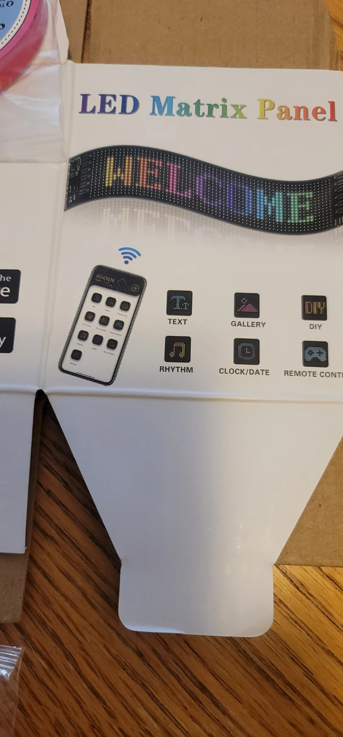 LED Matrix Panel Display with Remote Control - photo 5