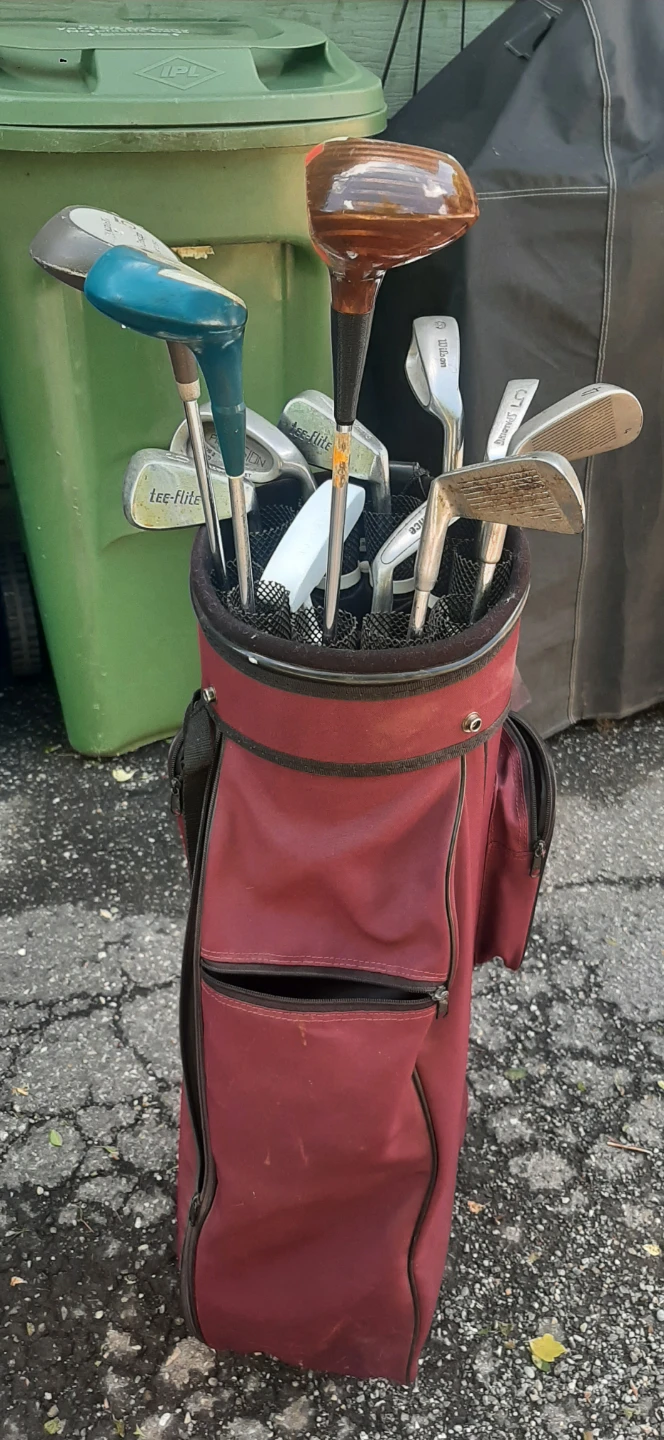 Complete Set Of Men's Right Handed Golf Clubs With Bag & Cover - photo 3